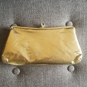 Vintage Glam Gold Clutch by HL Harry Levine USA
